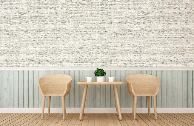 Abstract | Neutral Textured Linen Mural Non-Woven Wallpaper 1ft2 Beige Abstract Abstract