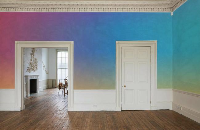 Ombre | Colorful Abstract Gradient Mural Non-Woven Wallpaper 1ft2 Rainbow Design & Art Ombre